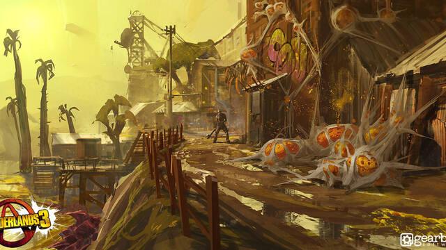 Borderlands 3 - Ilustraciones - adam ybarra eden 6 moodtowns