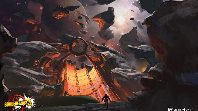 Borderlands 3 - Ilustraciones - adam ybarra env orbital platform mood001