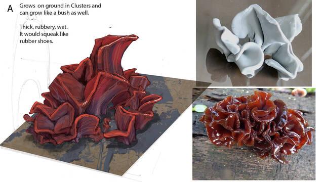 Borderlands 3 - Ilustraciones - adam ybarra fungi breakdowns