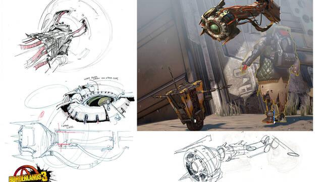 Borderlands 3 - Ilustraciones - adam ybarra gatekeeper eye
