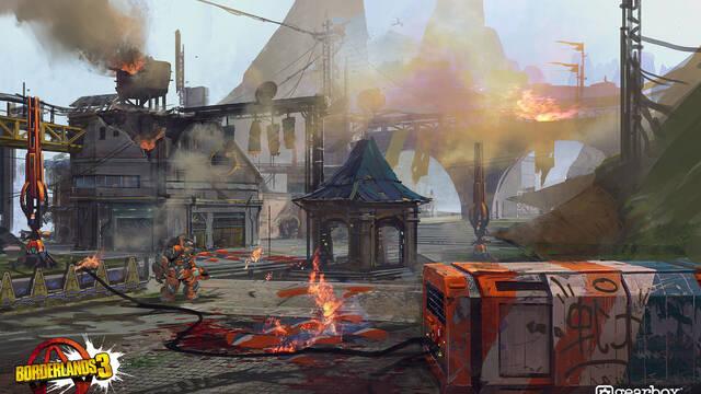 Borderlands 3 - Ilustraciones - adam ybarra monastery po17b