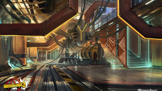 Borderlands 3 - Ilustraciones - adam ybarra seperated machine middle 001