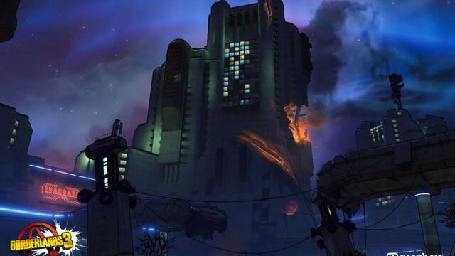 Borderlands 3 - Ilustraciones - adam ybarra spillway destruction 01