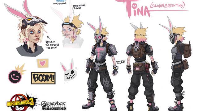 Borderlands 3 - Ilustraciones - amanda christensen artstation tina final