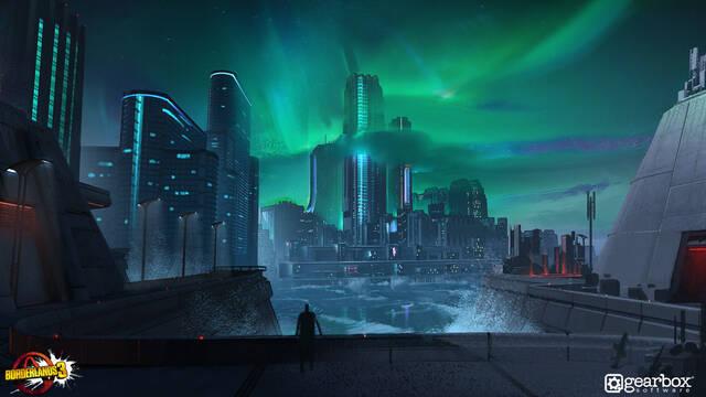 Borderlands 3 - Ilustraciones - luke h city vista 01