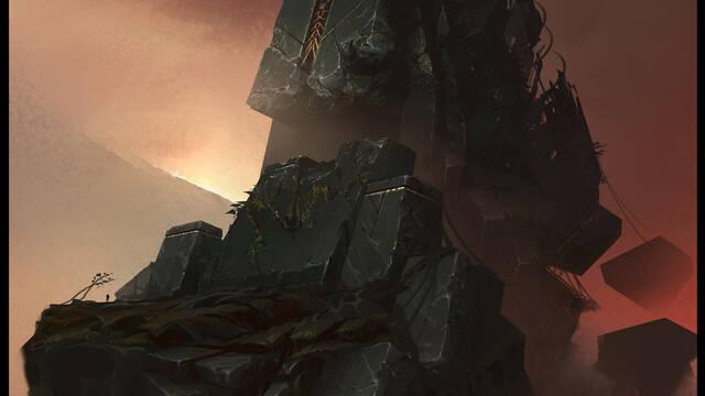 Borderlands 3 - Ilustraciones - luke h wetlands tower floating magic v4