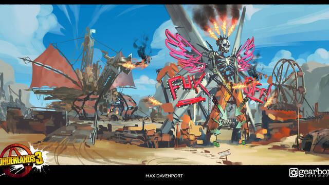 Borderlands 3 - Ilustraciones - max davenport maxdavenport carnivora 01