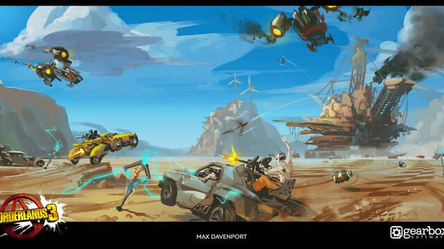Borderlands 3 - Ilustraciones - max davenport maxdavenport carnivora 02