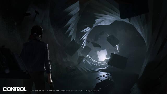 Control - Ilustraciones - leonardo calamati rework spiral corridor