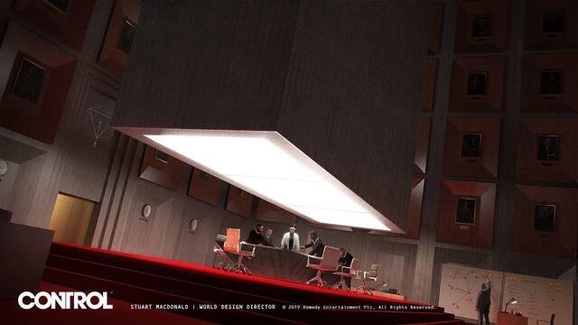 Control - Ilustraciones - stuart macdonald boardroom single