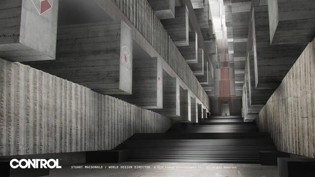 Control - Ilustraciones - stuart macdonald cantilever hallway