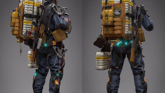 Death Stranding - Ilustraciones - ds sam bridges render back