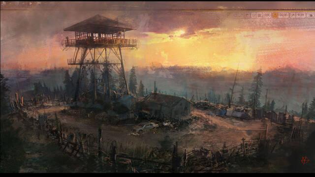 Days Gone - Ilustraciones - donald yatomi lookouttower