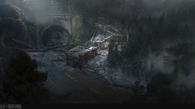 Days Gone - Ilustraciones - hans park carcrash 1