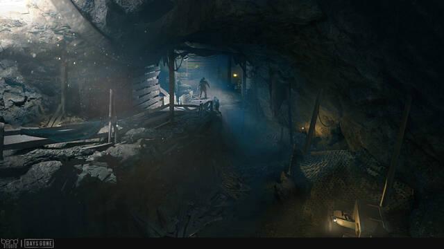 Days Gone - Ilustraciones - hans park cave4