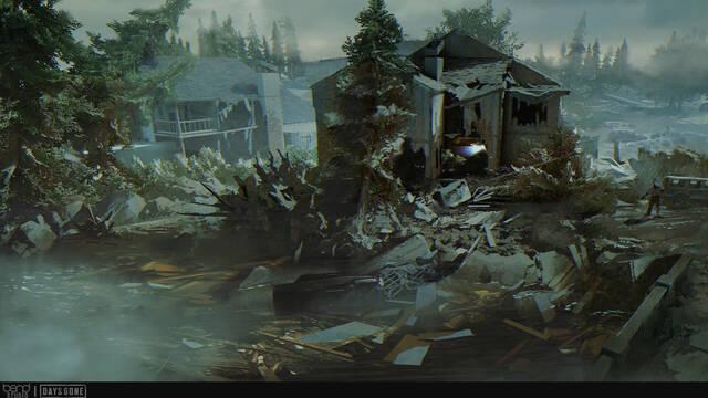 Days Gone - Ilustraciones - hans park flood 2