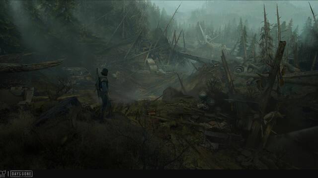 Days Gone - Ilustraciones - hans park hans park hans park aircraft crash overcast copy3