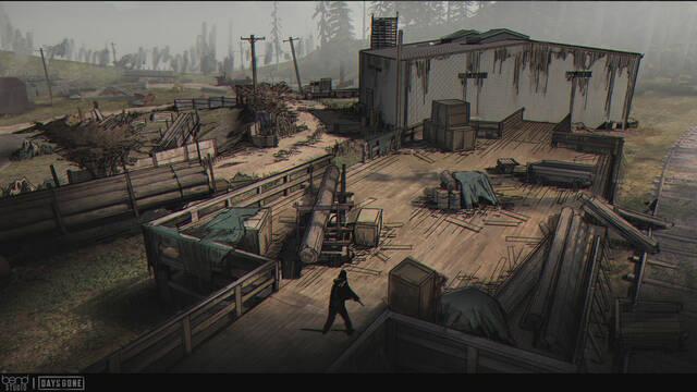 Days Gone - Ilustraciones - hans park loggingcamp 2