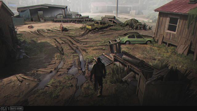 Days Gone - Ilustraciones - hans park loggingcamp 3