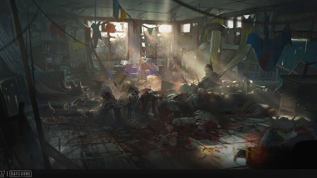 Days Gone - Ilustraciones - hans park preschool