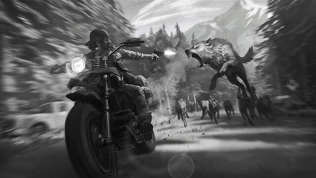 Days Gone - Ilustraciones - joel mandish deacon chase keyart comp