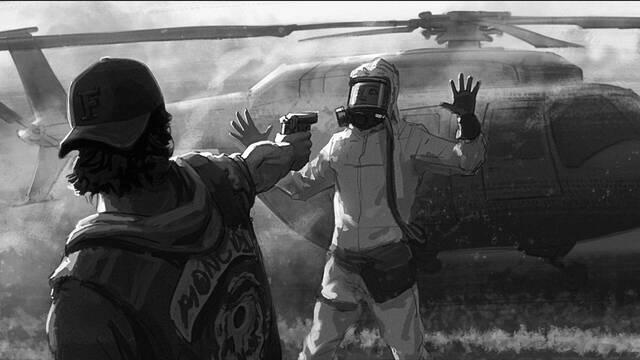 Days Gone - Ilustraciones - joel mandish nero guninface 02