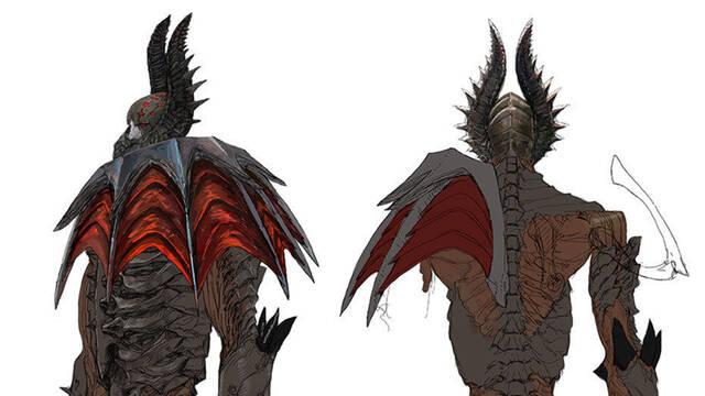 Devil May Cry 5 - Ilustraciones - dmc5 cavaliere angelo back