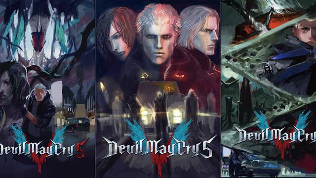 Devil May Cry 5 - Ilustraciones - dmc5 cover concept3