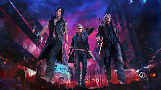 Devil May Cry 5 - Ilustraciones - dmc5 deluxe edition key art