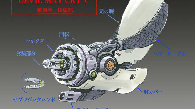 Devil May Cry 5 - Ilustraciones - dmc5 devil breaker arm mount