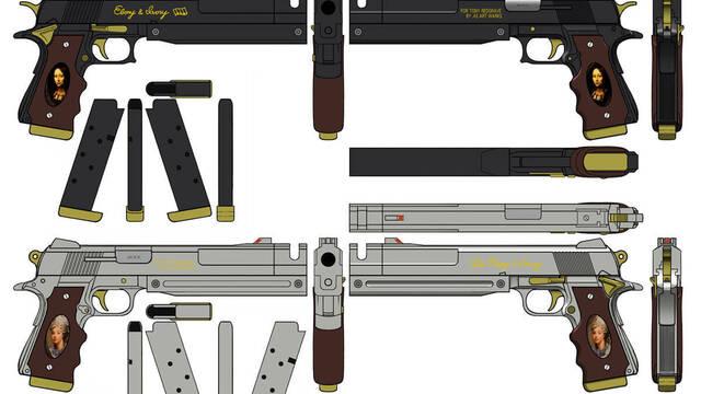 Devil May Cry 5 - Ilustraciones - dmc5 ebony and ivory concept