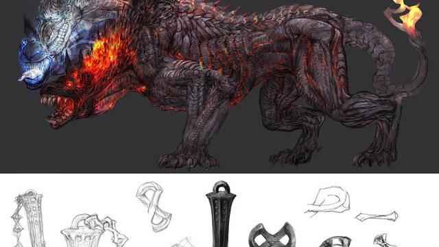 Devil May Cry 5 - Ilustraciones - dmc5 king cerberus concept