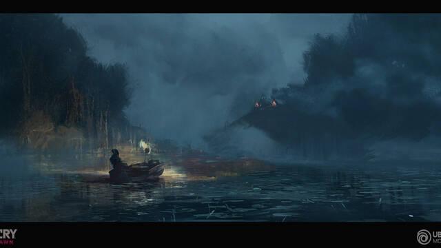 Far Cry New Dawn - Ilustraciones - crocq clement farcryboatride02