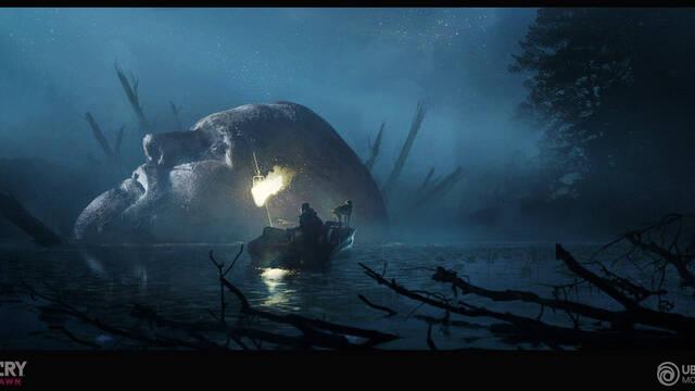 Far Cry New Dawn - Ilustraciones - crocq clement farcryboatride03