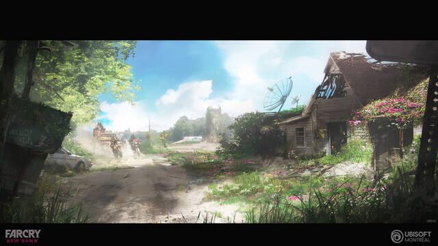 Far Cry New Dawn - Ilustraciones - crocq clement farcry early lush