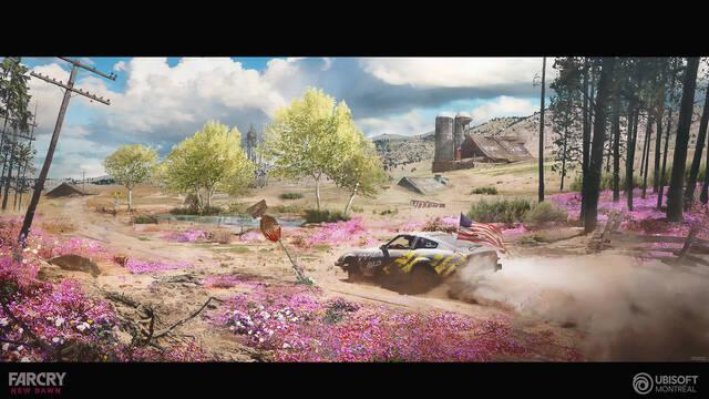 Far Cry New Dawn - Ilustraciones - crocq clement farcry early roadruner