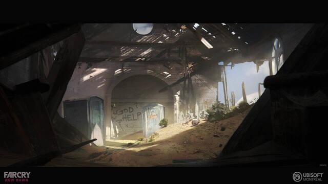 Far Cry New Dawn - Ilustraciones - crocq clement farcry fe churchinterrior