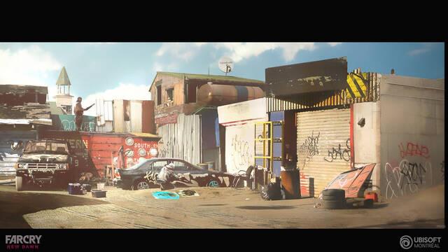 Far Cry New Dawn - Ilustraciones - crocq clement farcry fe garrage