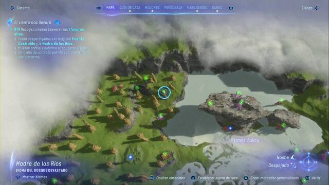 Avatar: Frontiers of Pandora - Cometas zeswa - Cometa al noroeste del Lago del Corazon