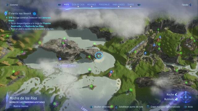 Avatar: Frontiers of Pandora - Cometas zeswa - Cometa del lado este del Primer Zakru