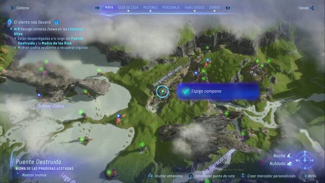 Avatar: Frontiers of Pandora - Cometas zeswa - Cometa en el lado oeste de la Garganta del Llanto