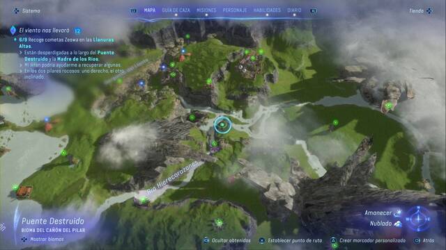 Avatar: Frontiers of Pandora - Cometas zeswa - Cometa en el curso del Rio Hierecorazones