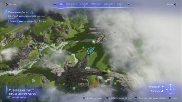 Avatar: Frontiers of Pandora - Cometas zeswa - Cometa en los arcos rotos del nordeste de las Llanuras Altas