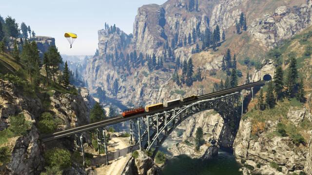 Escenarios de GTA V - Una de las reas montaosas de Los Santos