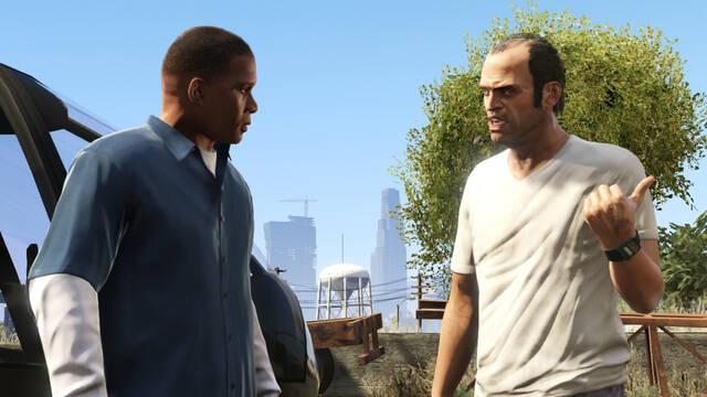 Tres protagonistas GTA - Franklin y Trevor