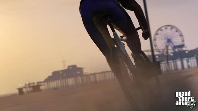 Actividades GTA V - Las actividades secundarias incluyen andar en bici...