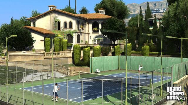 Actividades GTA V - ... jugar al tenis...