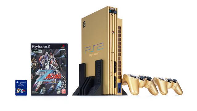Colores PlayStation 2 - PlayStation2 Z Warriors Gundam Gold Pack (SCPH-55000 GU)