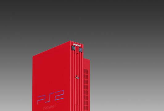 Colores PlayStation 2 - Super Red (SCPH-30000 RSR)