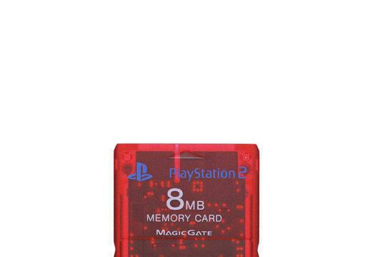 Colores Memory Card - Crimson Red (SCPH-10020 R)
